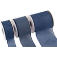 thumbnail image 2 of Joycrosso Burlap Wired Edge Ribbon 1.5 inch x 10 Yards, Navy, Ideal for Crafting, Gift Wrapping, Wreath, Christmas Tree, and Rustic Wedding Decorations, 2 of 4