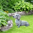 thumbnail image 4 of PVCS Resin Cute Gardening Decoration Dog Statue Ornament Sculpture, 4 of 8