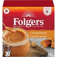 thumbnail image 2 of Folgers Caramel Drizzle Flavoured Light Roast Coffee pods 90 count ( 3 PACK ), 2 of 5