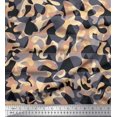 thumbnail image 1 of Soimoi Rayon Fabric Two Tone Camouflage Fabric Prints by Yard 42 Inch Wide, 1 of 3