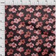 thumbnail image 3 of oneOone Cotton Flex Maroon Fabric Floral & Craft Projects Decor Fabric Printed By The Yard 40 Inch Wide, 3 of 5