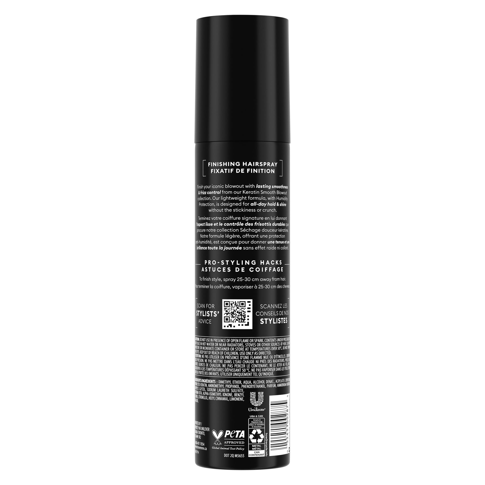 TRESemmé Hairspray Keratin Smooth Blowout, 198 g
