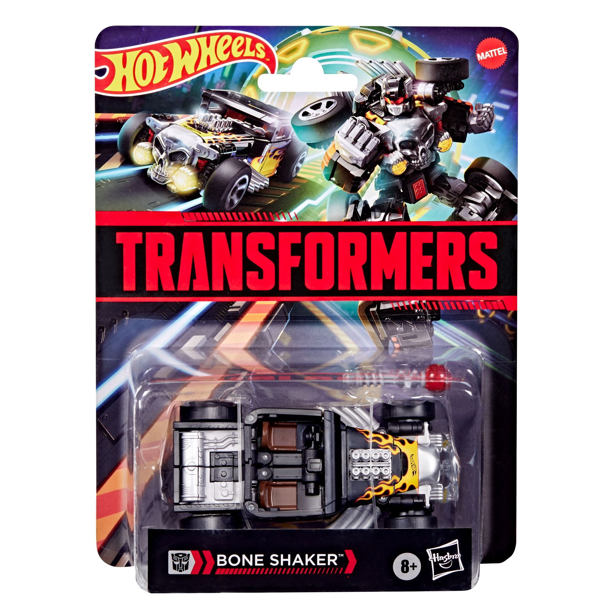 Transformers Collaborative Hot Wheels® x Transformers Bone Shaker Converting Action Figure