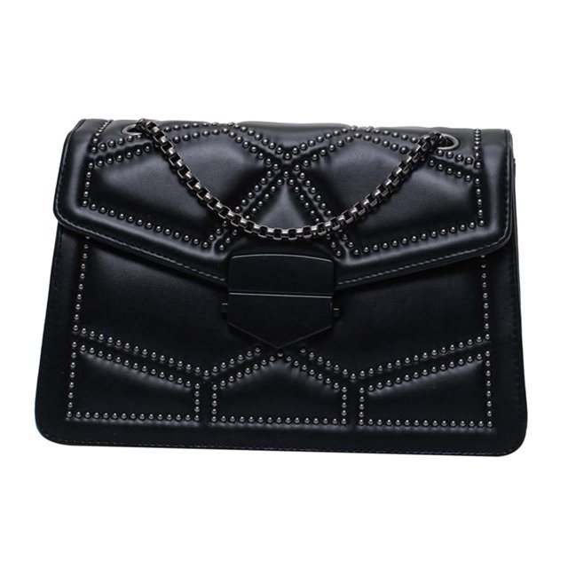 Sac Bandoulière Pochette Sacs à Main Portefeuille Sac Bourse Noir