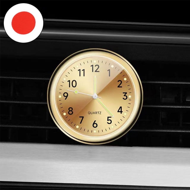 Universal Car Dash Clock Luminous Quartz Watch Ornament Car Mounted Metal Clocks