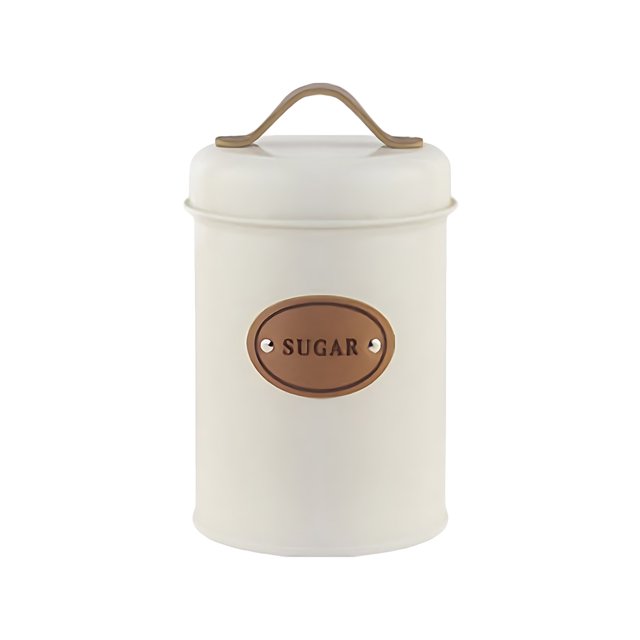 Transemion Space-Saving Storage Jar Set Neatly Store Kitchen In Style Versatile Kitchen Storage Jars Airtight Jars Kitchen Beige sugar 1Set