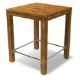 thumbnail image 1 of Chicago Bar  Table in a  Golden Teak finish by Interbuild Canada, 1 of 1
