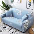 thumbnail image 1 of TFixol Stretchable Sofa Slipcover with Free Pillowcase, Durable Polyester Fabric, Fits 145-185cm Double Seats, Multicolor Design, 1 of 6