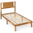 thumbnail image 1 of Costway Twin Size Bed Frame with Headboard Under-Bed Space No Box Spring Needed, 1 of 10