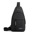 thumbnail image 2 of Men Waterproof Casual Chest Bag Portable One-shoulder Pouch For Outdoor, 2 of 6