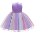 thumbnail image 2 of LSLJS Robe de Demoiselle d'Honneur pour Fille en Dentelle Sans Manches Tulle Été Robes Vintage, 2 of 3