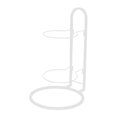thumbnail image 4 of ZLight 2 Tier Ball Rack Garage Kindergarten Home Room Basketball Storage Shelf White White 23.5x44.5cm, 4 of 6
