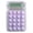 Purple, variant on Mechanical Calculator 8 Digit LCD Display Handheld for Office