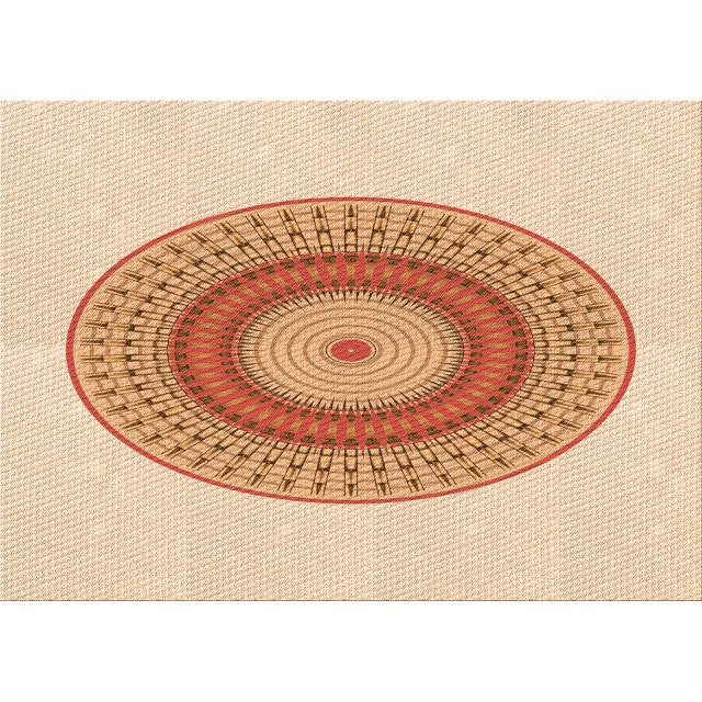 Ahgly Company Tapis Rectangulaire Lavable en Machine Intérieur Transitionnel Blond Doré Or, 5 Pieds x 7 Pieds