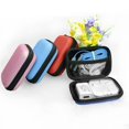 thumbnail image 4 of BUYISI Usb Storage Bag Holder Portable Data Cable Headset Organizer Accessory Orange, 4 of 7