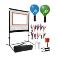 thumbnail image 2 of QualitChoice Filet de Badminton Ensemble Complet avec Sac de Rangement Portable Raquettes Volants de Navette et Support à Installation Facile 10 Volants de Navette, 2 of 6
