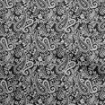 thumbnail image 1 of oneOone Silk Tabby Black Fabric Block Craft Projects Decor Fabric Printed By The Yard 42 Inch Wide, 1 of 5