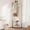 Gold, variant on Bingirl Corner Coat Rack with Shoe Bench Entryway Corner Hall Tree with 6 Double Hooks Corner Clothes Rack with Storage Corner Tree with Organizer Shoe Bench Shelf for Entryway Hallway Closet