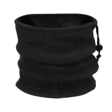 Uxcell Neck Warmer Winter Single Layer Fleece Neck Gaiter, Black