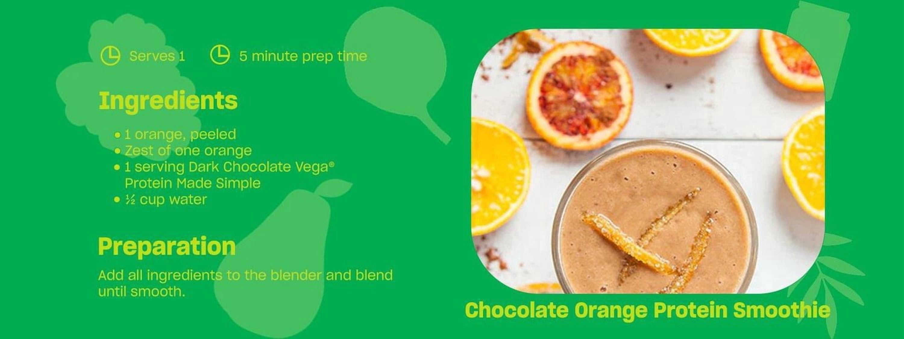 Vega Protéines + Superaliments verts CA – Vanille (526 g)
