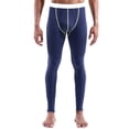 thumbnail image 1 of CEHVOM Men Solid Casual Tight Base High Waist Breathable Keep Warm Ankle-Length Pants, 1 of 8
