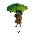 thumbnail image 1 of Base de Parasol d'Extérieur, Figurine de Jardin avec Parasol pour Accent d'Extérieur, 1 of 9