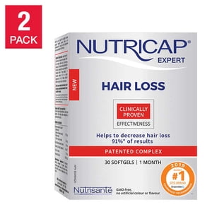 Nutrisanté Nutricap Perte de cheveux, 30 les softgels, 2-pack