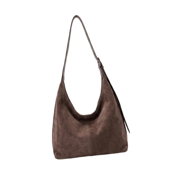Tachiuwa Sac de Déplacement Simple en Faux Suède Sac à Main pour Usage Quotidien Femmes Travaillant Déplacement Café