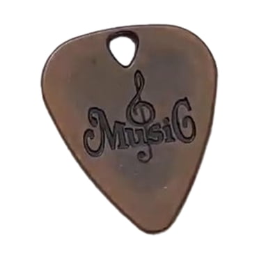 Bunblic Guitar Pick Musical Instrument Pick Handmade Sturdy Guitar Accessories Professional for Ukulele Bass Banjo Classical Bronze