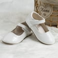 thumbnail image 4 of Wdgfv Chaussures Mary Jane pour Filles pour Robe et École avec Semelle Plate Confortable Blanc 4-4,5 Ans, 4 of 7