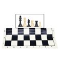 thumbnail image 3 of WE Games Complete Tournament Chess Set - Plastic Pieces - Roll-up Board - Canvas Bag, 3 of 8