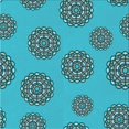 thumbnail image 1 of Ahgly Company Machine Washable Indoor Square Transitional Dark Cyan Green Area Rugs, 5' Square, 1 of 7