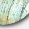 thumbnail image 2 of Designart « The birch Forest II » Art Mural Rond en Métal Style Ferme, 2 of 3