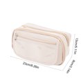 thumbnail image 3 of Boovnll Pencil Pouch, Portable Large Capacity Multifunction Multi-Layer Coin Pouch, Pencil Bag with Zipper for Home, Office Supplies Storage, Pencil Case, 3 of 8