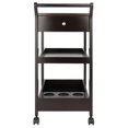 thumbnail image 2 of Jeston Entertainment Cart in Espresso Finish, 2 of 9