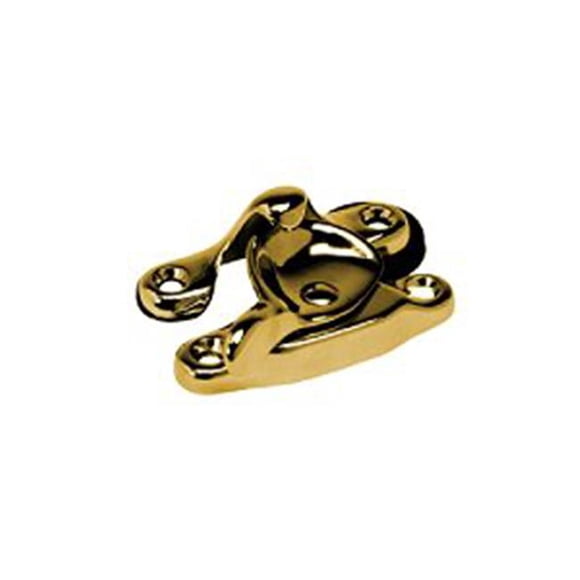 Schlage Quincaillerie de Chantier 07A3 Verrou de Châssis Croissant Aluminium Laiton
