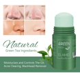 thumbnail image 4 of Green Tea Mask Stick Blackhead Remover Facial Mask Clay Mask Purifying Oil Control Clean Solid Mask Moisturizing Acne Deep Pore Cleansing for All Skin Types of Men and Women, 1PCS, 4 of 9