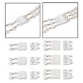 thumbnail image 4 of Necklace Layering Clasp Magnetic 2-3 Strands Necklace Clasp Separator Silver 6pcs, 4 of 9