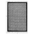 thumbnail image 4 of Casavani Handmade Cotton Square Area Rugs for Kitchen Block Printed Entrance Mat, Black 5x5 feet, 4 of 6