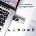 thumbnail image 3 of USB Clé 1 To/1000 Go Lot de 1, Conception Rotative, Idéale pour Stocker des Photos et Sauvegarde de Données - MAOLAI, 3 of 5