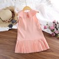 thumbnail image 3 of QUDDERR Robes Col Poupée pour Filles Été Sans Manches Robe Princesse pour Enfants Décontractée Swing Tournoyante 4-7 Ans, 3 of 9