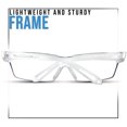thumbnail image 3 of Going One Sports Safety Glasses - Eye Protection Goggles for Racquet Sports, Pickleball, Racquetball, Squash, Basketball, Soccer; Polycarbonate Lenses and Carrying Pouch, for Men and Women, 3 of 8