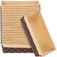 thumbnail image 1 of Miangastore 25Pcs Paper Loaf Pans for Baking Paper Bread Loaf Pans Rectangular Loaf Pans Cake Paper Trays, 1 of 9