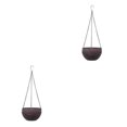 thumbnail image 1 of Maytalsory 2piece Practical And Versatile Hanging Flower Pots For Indoor And Outdoor Spaces coffee 2Set, 1 of 6