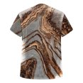 thumbnail image 5 of Cameland T-Shirt à Manches Courtes Décontracté d'Été pour Femmes, à Boutons, Col Rond, Chandail Blouse Hauts, 5 of 5