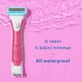 thumbnail image 3 of Schick Hydro Silk TrimStyle Women’s Razor & Bikini Trimmer, 3 of 18