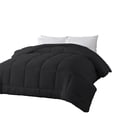 thumbnail image 3 of BedTreat Down Alternative Duvet Insert, Quilted Queen Size Black Comforter, All Season Ultra Soft Microfiber Bedding with Corner Tabs, Machine Washable, 3 of 8
