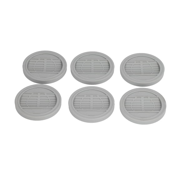 Jadeshay Lot de 6 Protections de Sol – Coussinets de Meubles en Caoutchouc, Bouchons de Protection de Sol, pour lit, Chaise de Bureau, Armoire, canapé, Roues de Placard.