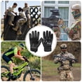 thumbnail image 3 of Motorcycle Riding Gloves Outdoor Hunting Touchscreen Gloves Non-Slip Unisex Cycling Gloves Full Finger Glove For Road Racing Motorcycle Motocross, 3 of 9