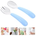thumbnail image 3 of 1 Set of Children Fork Spoon Kids Dining Tableware for Home Children Eating Gadget, 3 of 8